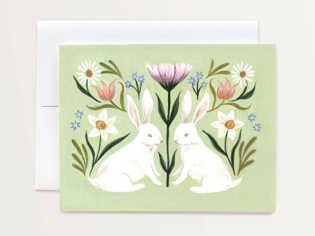 Emilie Simpson Art & Design - Spring Rabbits Card Hot on Sale